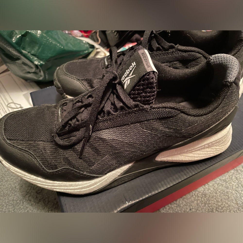 Reebok Black Sneakers Size 8